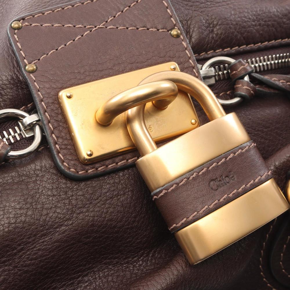 Chloe Paddington leather Bag Shoulder brown - Picture 6 of 8